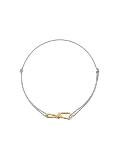 Shop Annelise Michelson Wire Cord Bracelet - Grey