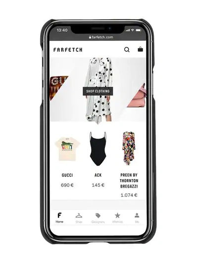 Heron Preston Logo Iphone X Case - Black In Black