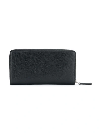 Shop Gucci Logo Wallet In Black