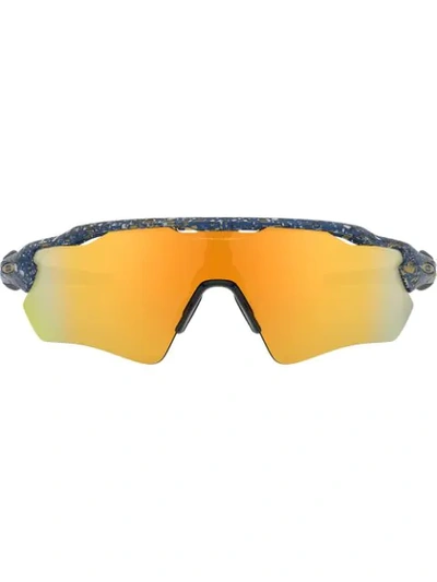 Shop Oakley Radar Ev Path Aviator Sunglasses In Orange