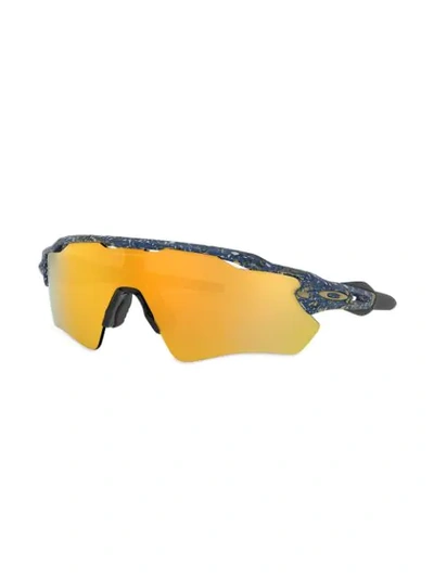 Shop Oakley Radar Ev Path Aviator Sunglasses In Orange