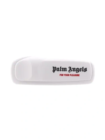 Shop Palm Angels Security Tag In Grey