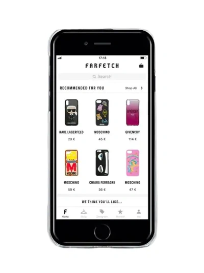Shop Kenzo 'tiger' Iphone 8-hülle - Schwarz In Black