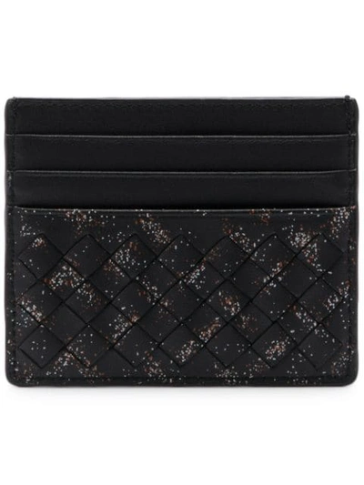 BOTTEGA VENETA INTRECCIATO SMALL CARDHOLDER - 黑色