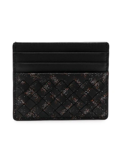 BOTTEGA VENETA INTRECCIATO SMALL CARDHOLDER - 黑色