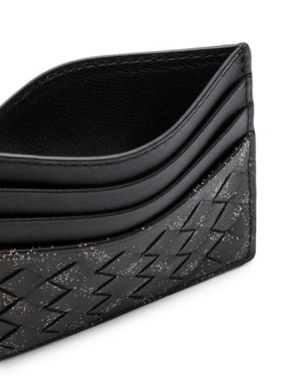 Shop Bottega Veneta Intrecciato Small Cardholder In Black