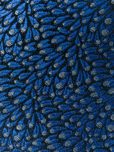 Shop Lanvin Krawatte Mit Geometrischem Print - Blau In Blue