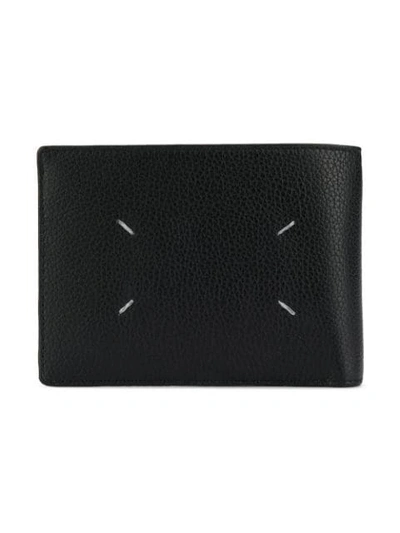 Shop Maison Margiela Foldover Wallet In Black