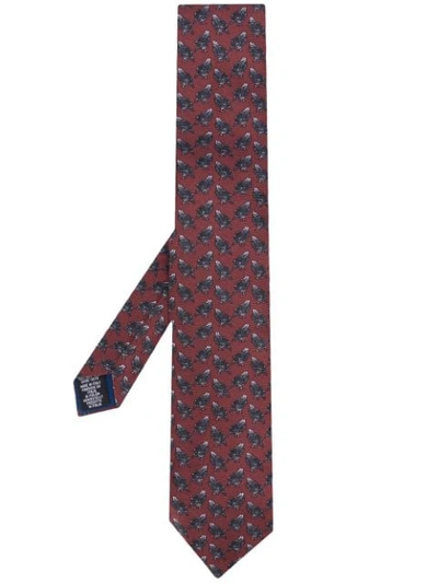 Shop Holland & Holland Hugo Guinness Pheasant Tie In Brown