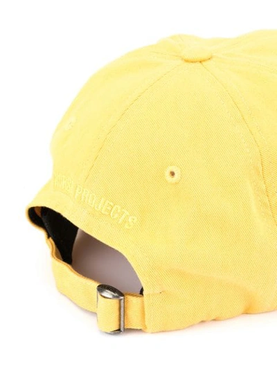 Shop Norse Projects Contrast Logo Baseball Cap - Yellow