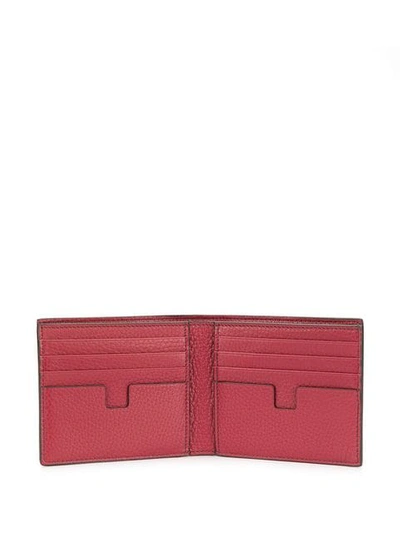 Shop Tom Ford Bifold Wallet In Red