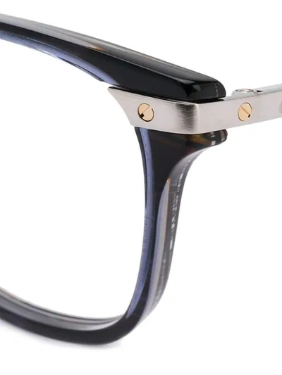 Shop Cartier Santos De  Eyeglasses In Black