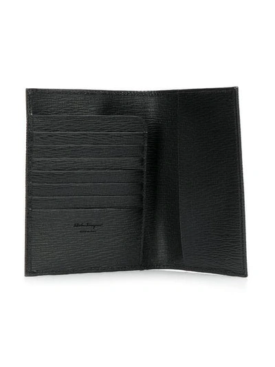 Shop Ferragamo Logo Wallet In Black