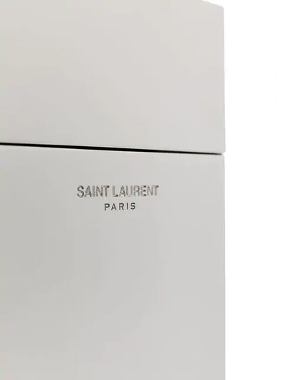 Shop Saint Laurent Cigarette Box In Metallic