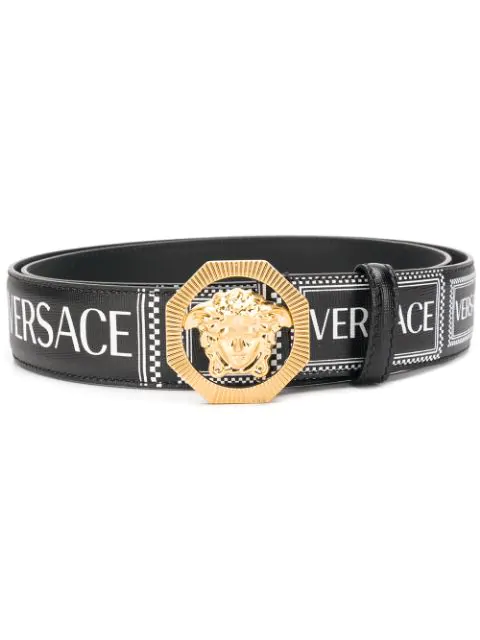 versace logo belt