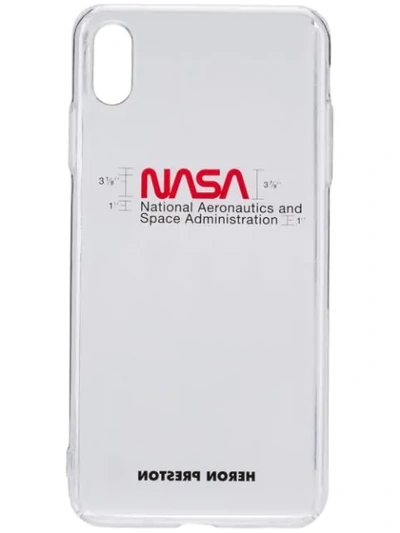 Shop Heron Preston Nasa Iphone Xs Max Cover In Neutrals