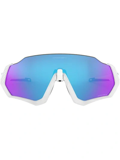 Shop Oakley Flight Jacket Sunglasses In White