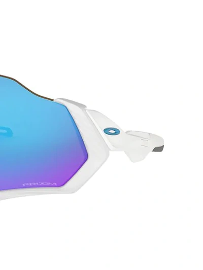 Shop Oakley Flight Jacket Sunglasses In White