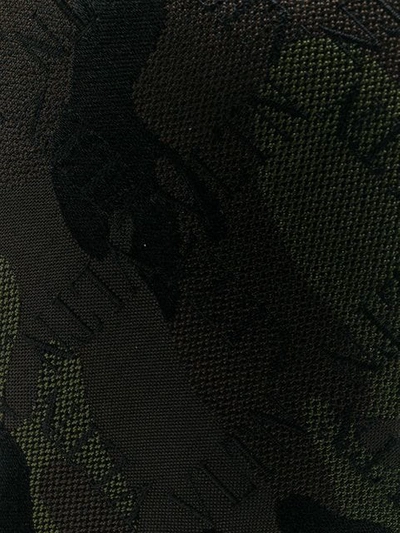 Shop Valentino Vltn Camouflage Tie In Green