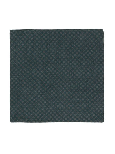 Shop Pal Zileri Geometric Print Handkerchief - Green