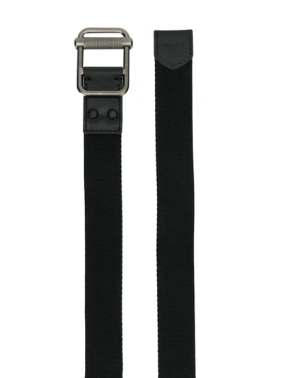Shop Lanvin Classic Buckle Belt In Black