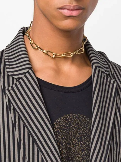 Shop Annelise Michelson Wire Choker In Gold
