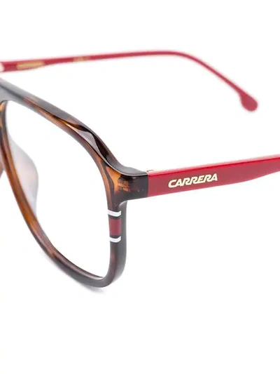 Shop Carrera Aviator Glasses - Brown