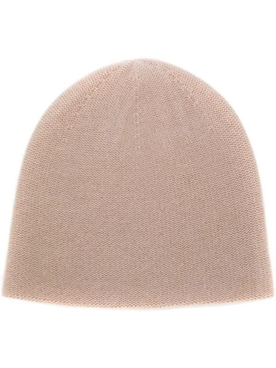 Shop N•peal N.peal Knitted Beanie Hat - Neutrals