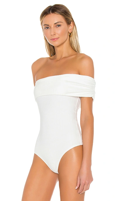 Shop Majorelle Savannah Bodysuit In White