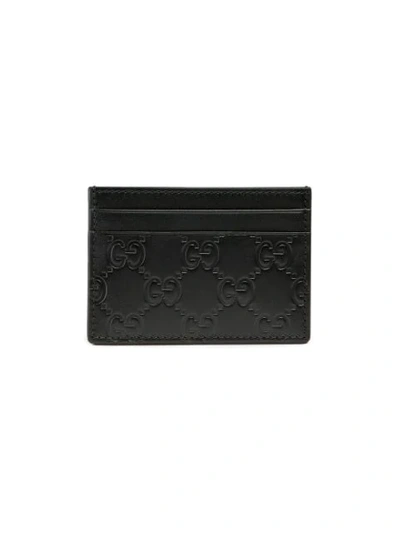 Shop Gucci Signature Money Clip In Black