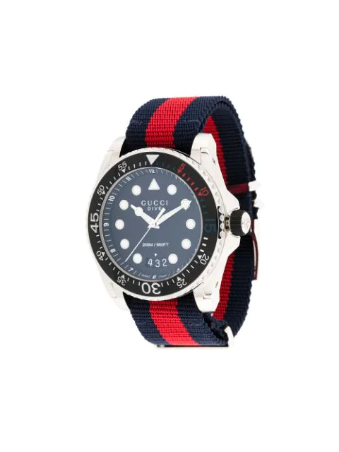 gucci dive watch blue