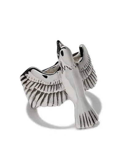 Shop The Great Frog Soaring Eagle Ring In Silver