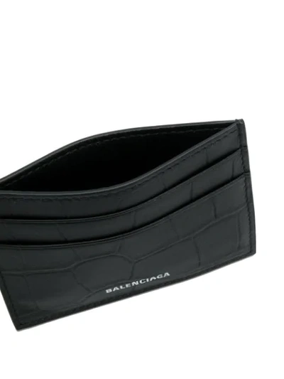 Shop Balenciaga Ville Multi Card - Black