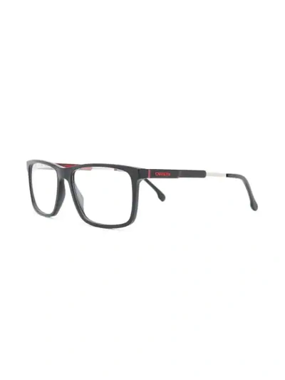 Shop Carrera Rectangle Frame Glasses In Black