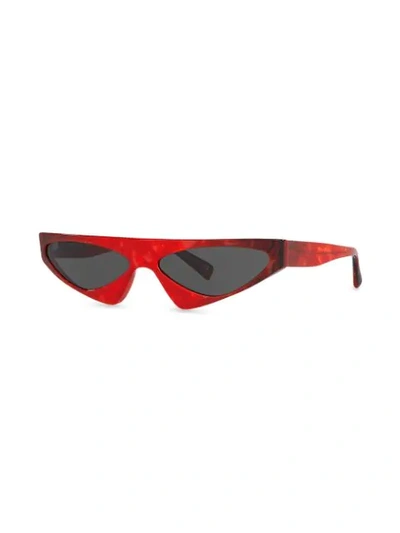 Shop Alain Mikli X Alexandre Vauthier Josseline Sunglasses In Red