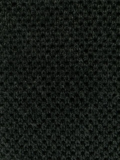 Brunello Cucinelli Knitted Tie In Grey