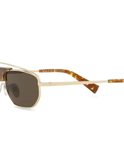 Shop Alain Mikli Plaisir Sunglasses In Brown