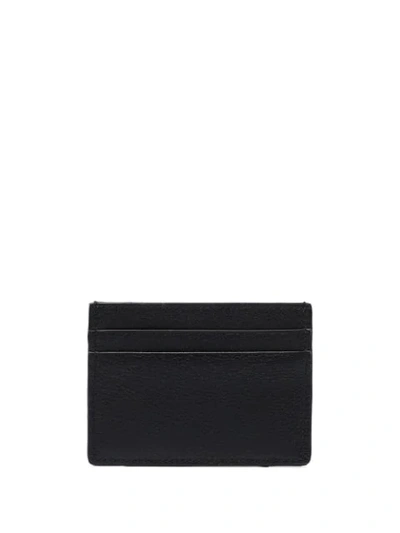 Shop Valentino Vlogo Print Cardholder In Black