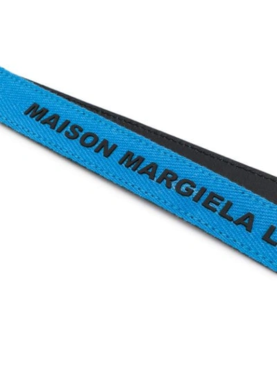 Shop Maison Margiela Line 11 Long Keychain In Blue