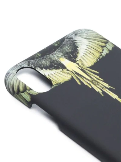 Shop Marcelo Burlon County Of Milan Wings Print Iphone X Case In Black