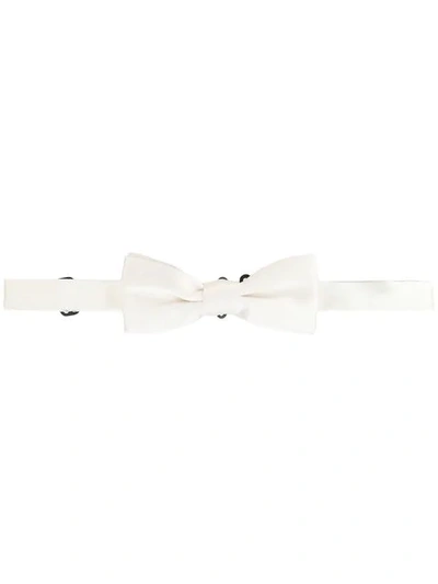 Shop Dolce & Gabbana Classic Bow-tie In White