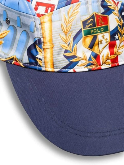 Shop Polo Ralph Lauren Logo Crest Print Baseball Cap