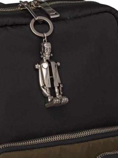 Shop Prada Frankenstein's Monster Keyring In F0e5o Antiqued Silver