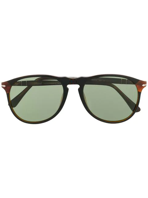 persol round frame sunglasses