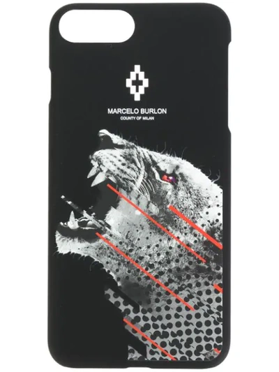 Marcelo Burlon County Of Milan Sham Cheetah-print Iphone&reg; 7 Case In  Nero | ModeSens