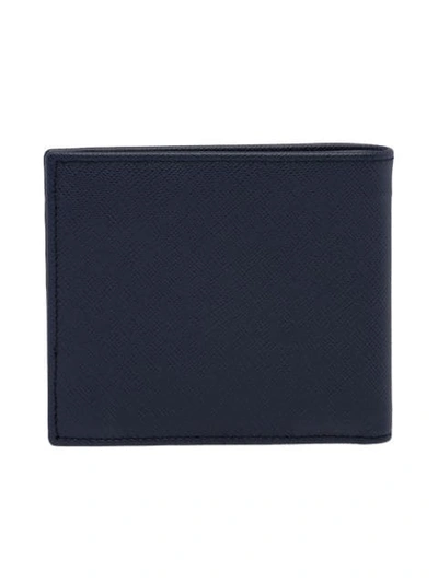 Prada Saffiano Wallet In Blue
