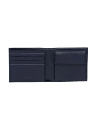 Prada Saffiano Wallet In Blue