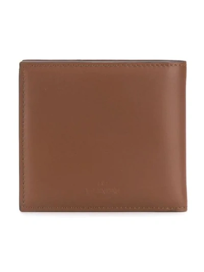 Shop Valentino Garavani Vltn Wallet In Brown