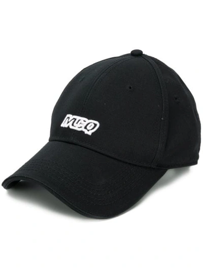 Shop Mcq By Alexander Mcqueen Snapback Baseball Cap In 1000 Black