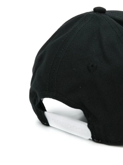 Shop Mcq By Alexander Mcqueen Snapback Baseball Cap In 1000 Black